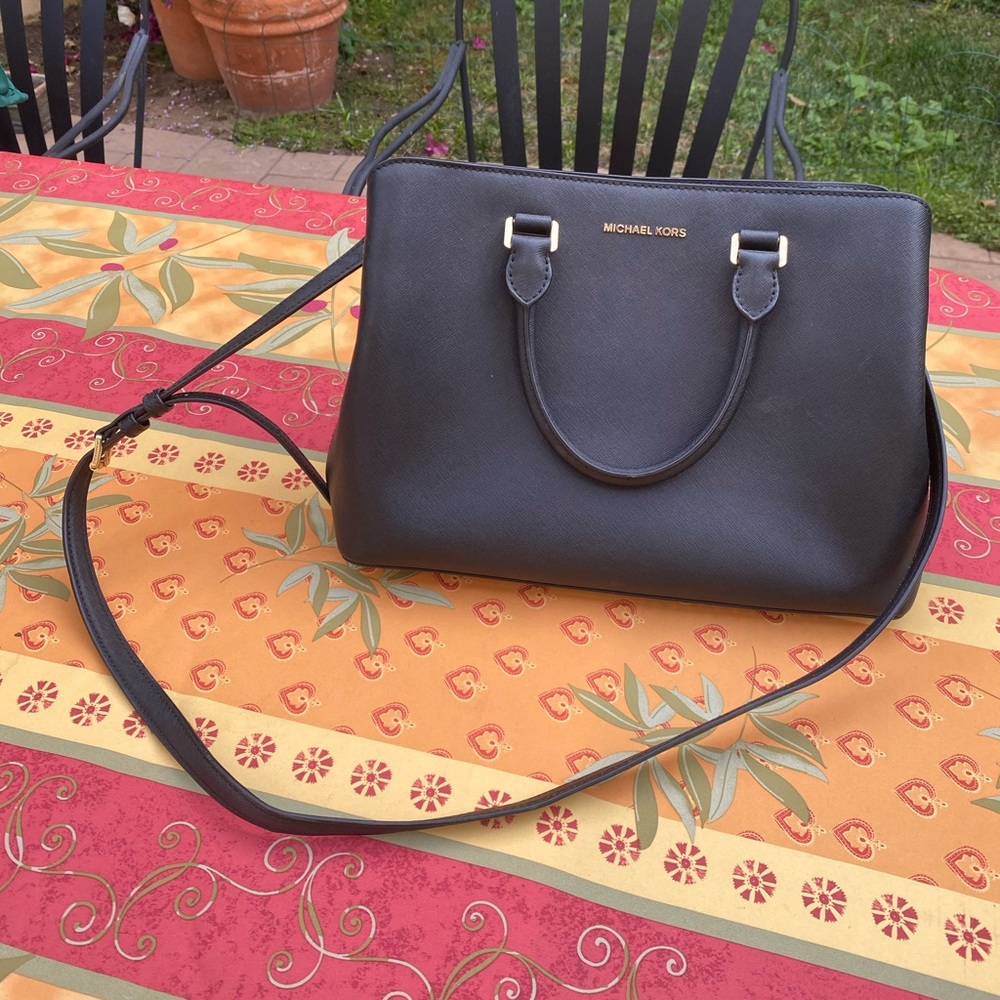 Michael Kors black satchel